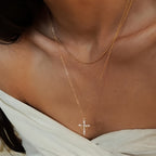 Mother’s Day Cross Crown Necklace – A Gift of Faith, Love & Protection