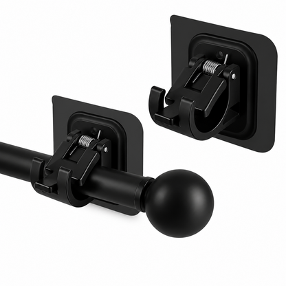 RenewLife™ EasyMount No-Drill Curtain Rod Brackets