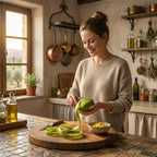 Ultra-Sharp Multi-Functional Peeler with Wooden Handle