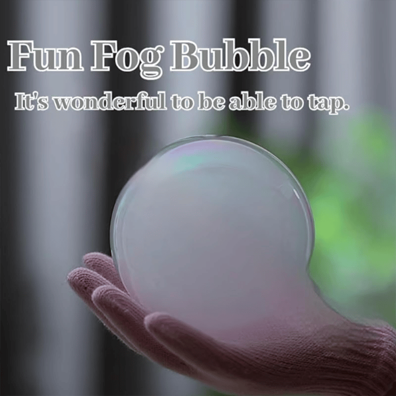 Experience the Magic: Elastic Fog-Filled Bubbles that Glow & Bounce