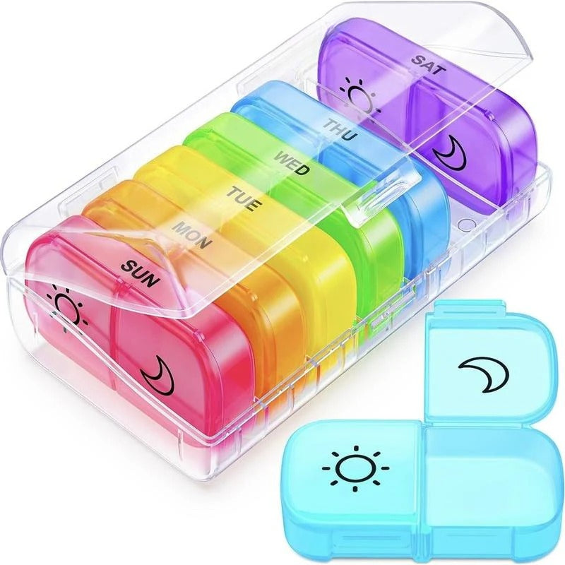 AM PM 7-Day Pill Organizer