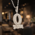 Urban Street O-Block Pendant - Iced Out Zircon Hip-Hop Necklace