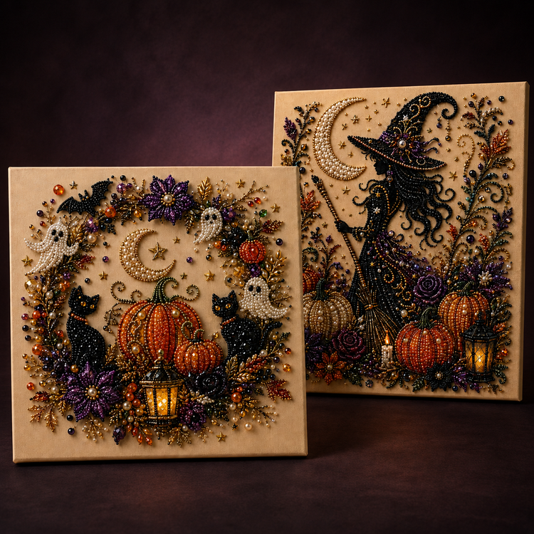 Halloween Pearl Bead Diamond Art Kit