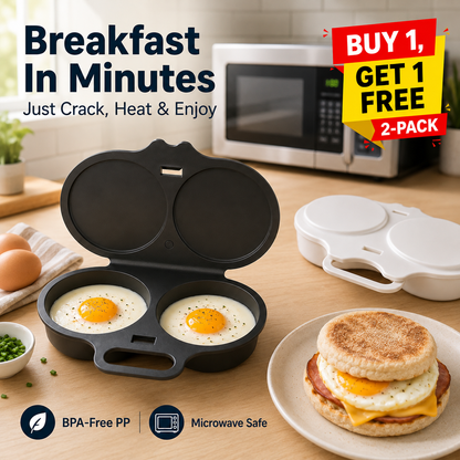 🍳 Microwave Egg Poacher — Faster Egg Breakfasts, Less Cleanup