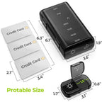 AM PM 7-Day Pill Organizer –Easy Open, Travel-Ready, Durable BPA-Free Daily Medicine Case