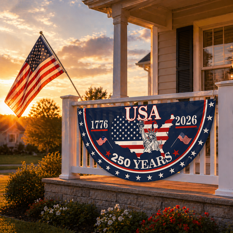 USA 250th Anniversary Banner — A Patriotic Statement for Your Home
