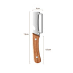 Ultra-Sharp Multi-Functional Peeler with Wooden Handle