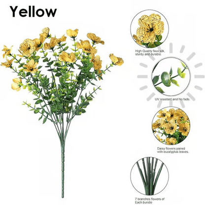 UV Resistant Colorful Artificial Flower