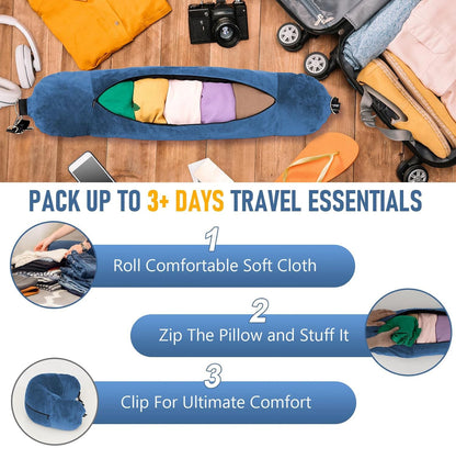 Stuffable Travel Neck Pillow