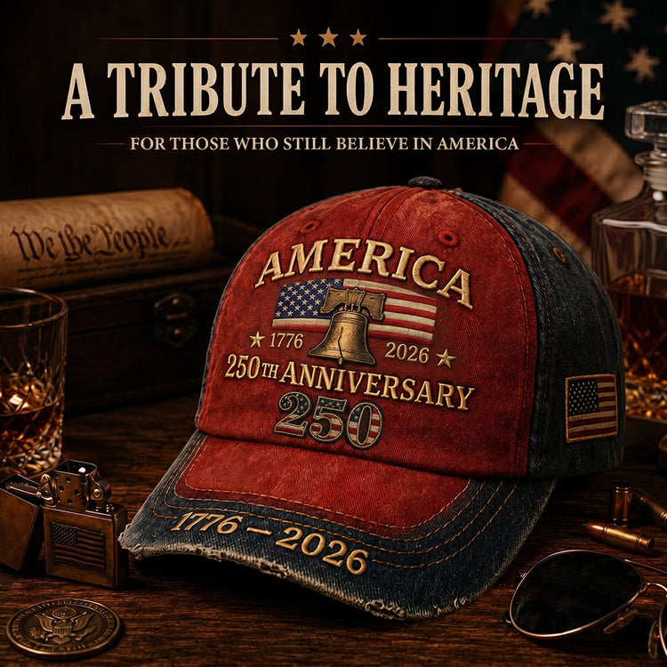 Retro Washed 250th Anniversary Hat