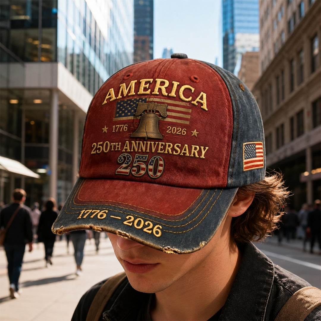 Retro Washed 250th Anniversary Hat