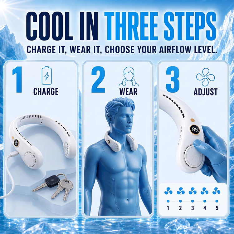 Portable Bladeless Neck Fan