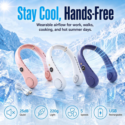Portable Bladeless Neck Fan