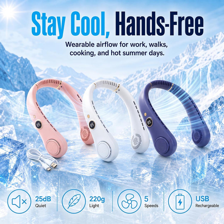 Portable Bladeless Neck Fan