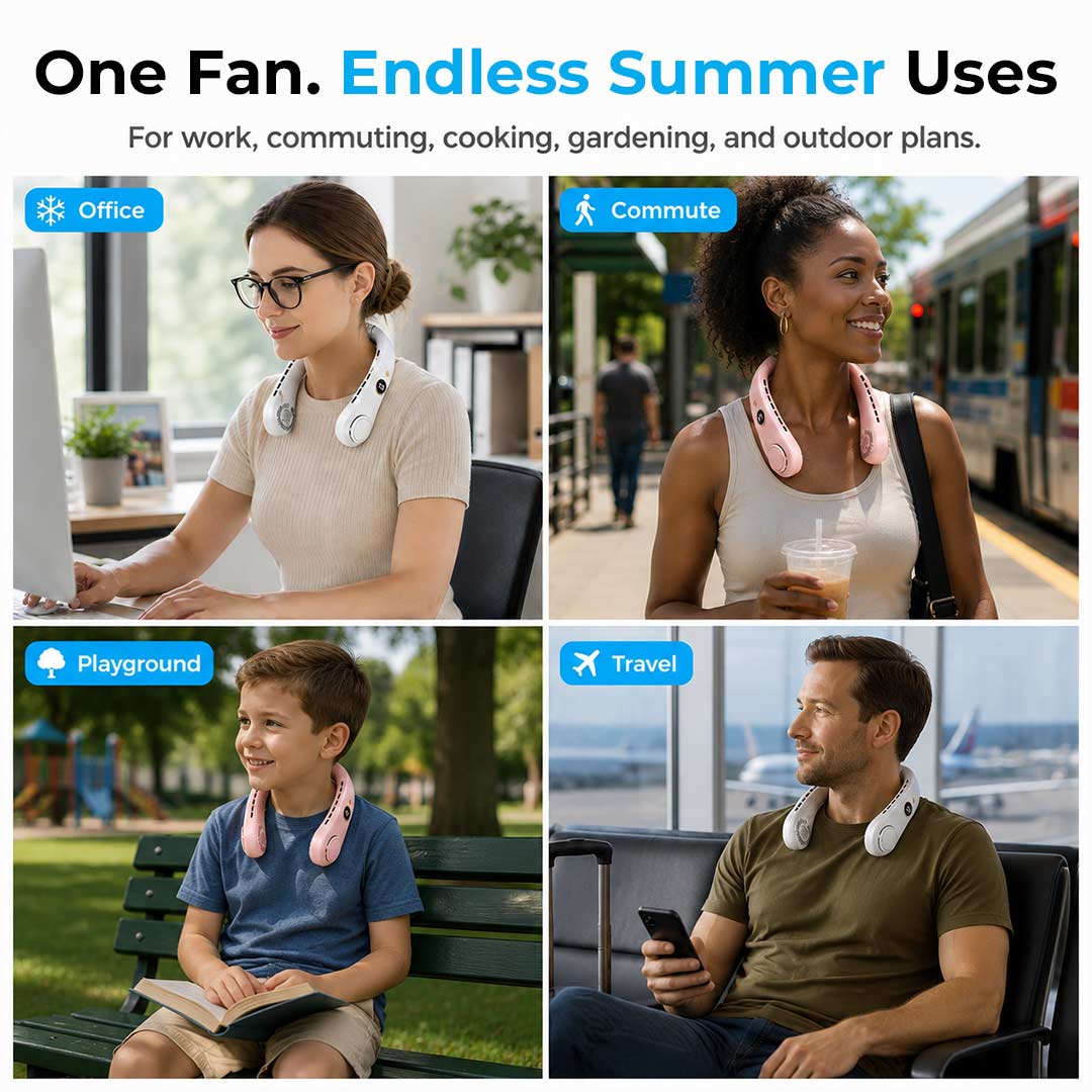 Portable Bladeless Neck Fan