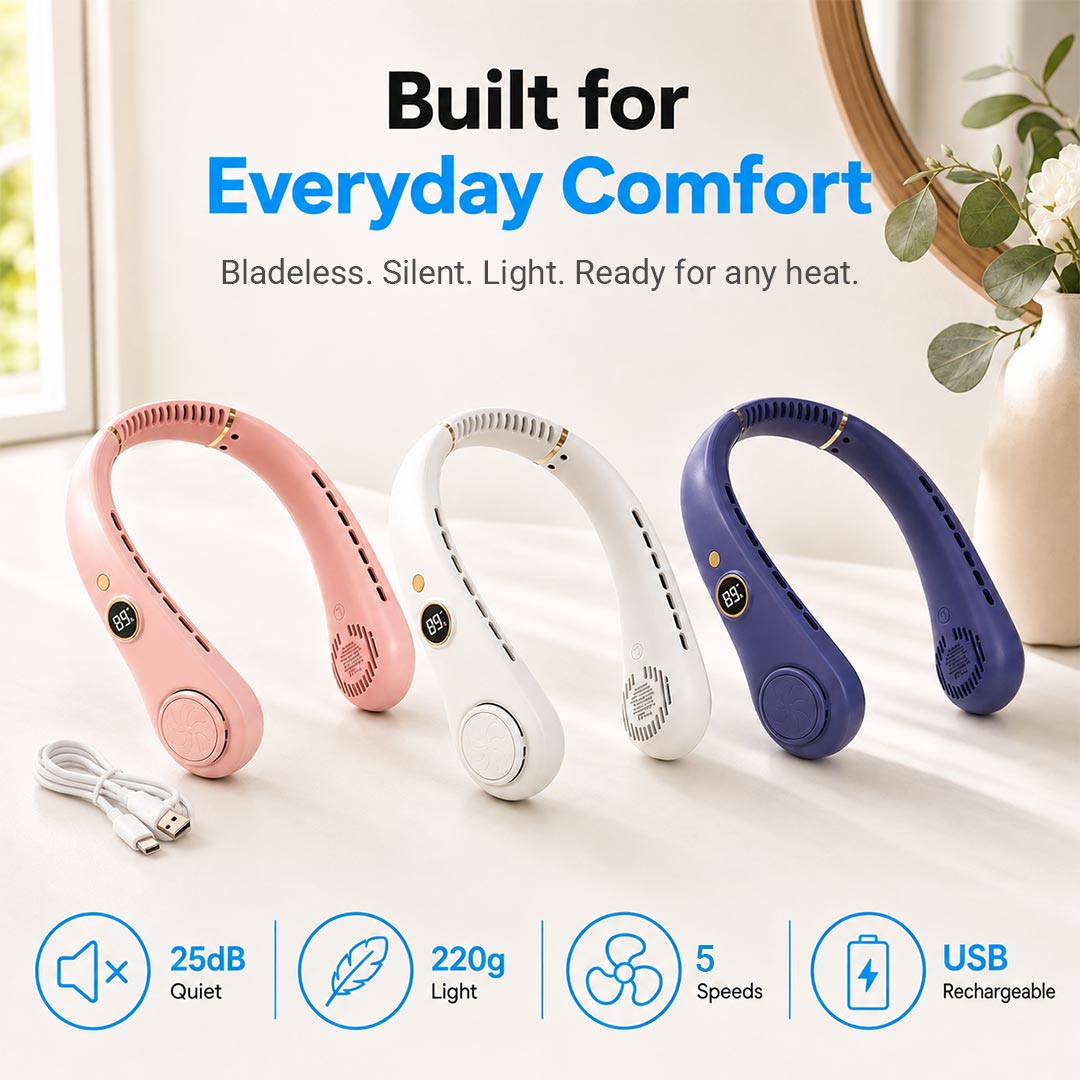 Portable Bladeless Neck Fan