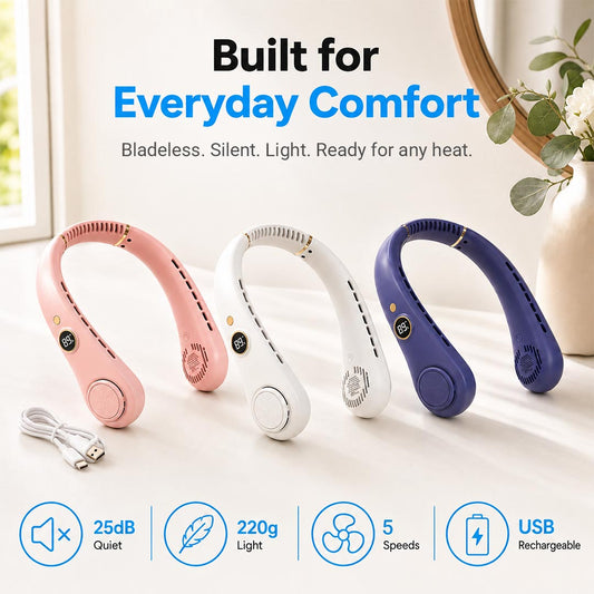 Portable Bladeless Neck Fan