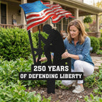 250 Years of Defending Liberty – Patriotic Metal Garden Stake