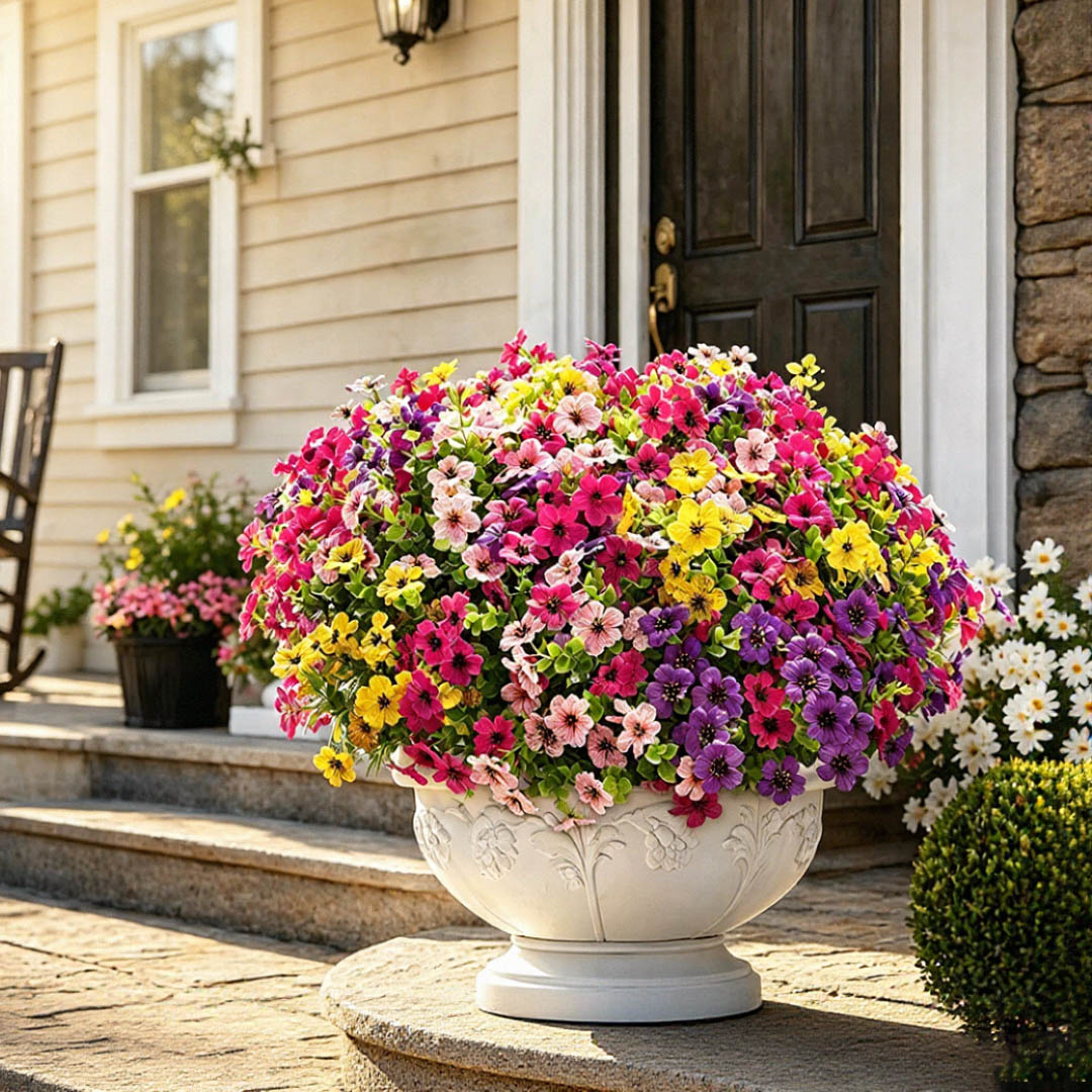 UV Resistant Colorful Artificial Flower
