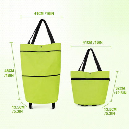 2-in-1 Foldable Shopping Cart Bag