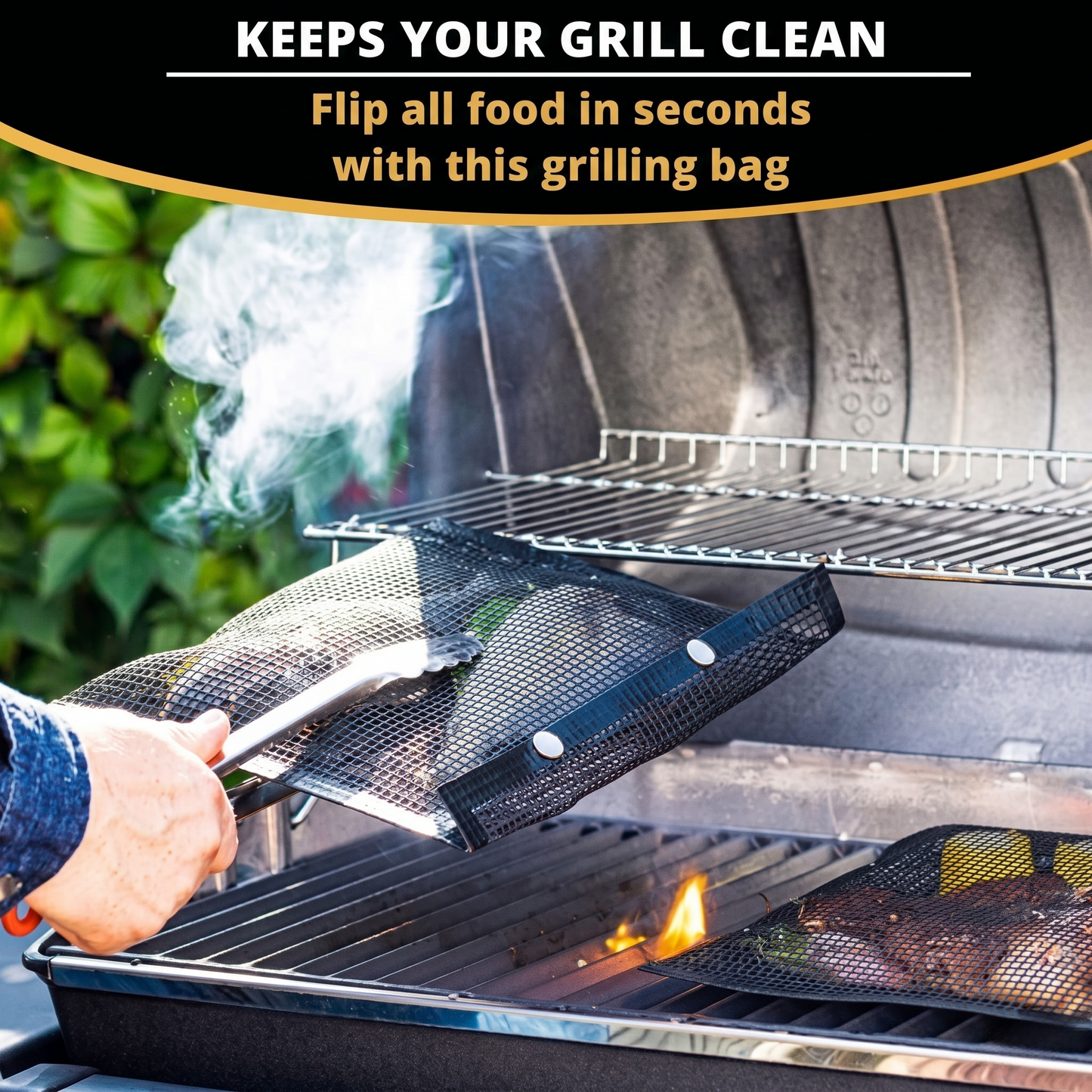 Non-Stick Grill Bags — Zero Mess, Perfect BBQ Every Time