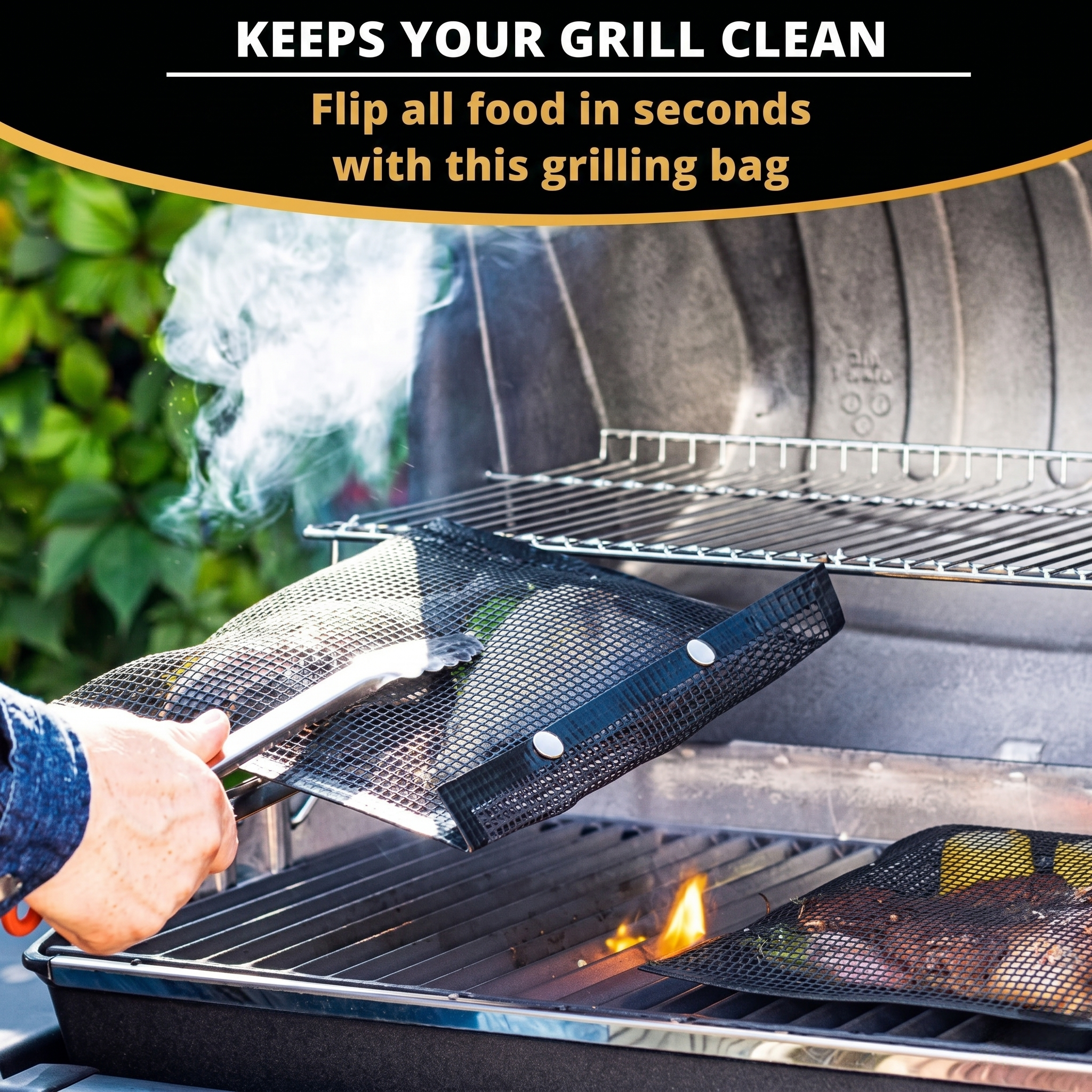 Non-Stick Grill Bags — Zero Mess, Perfect BBQ Every Time