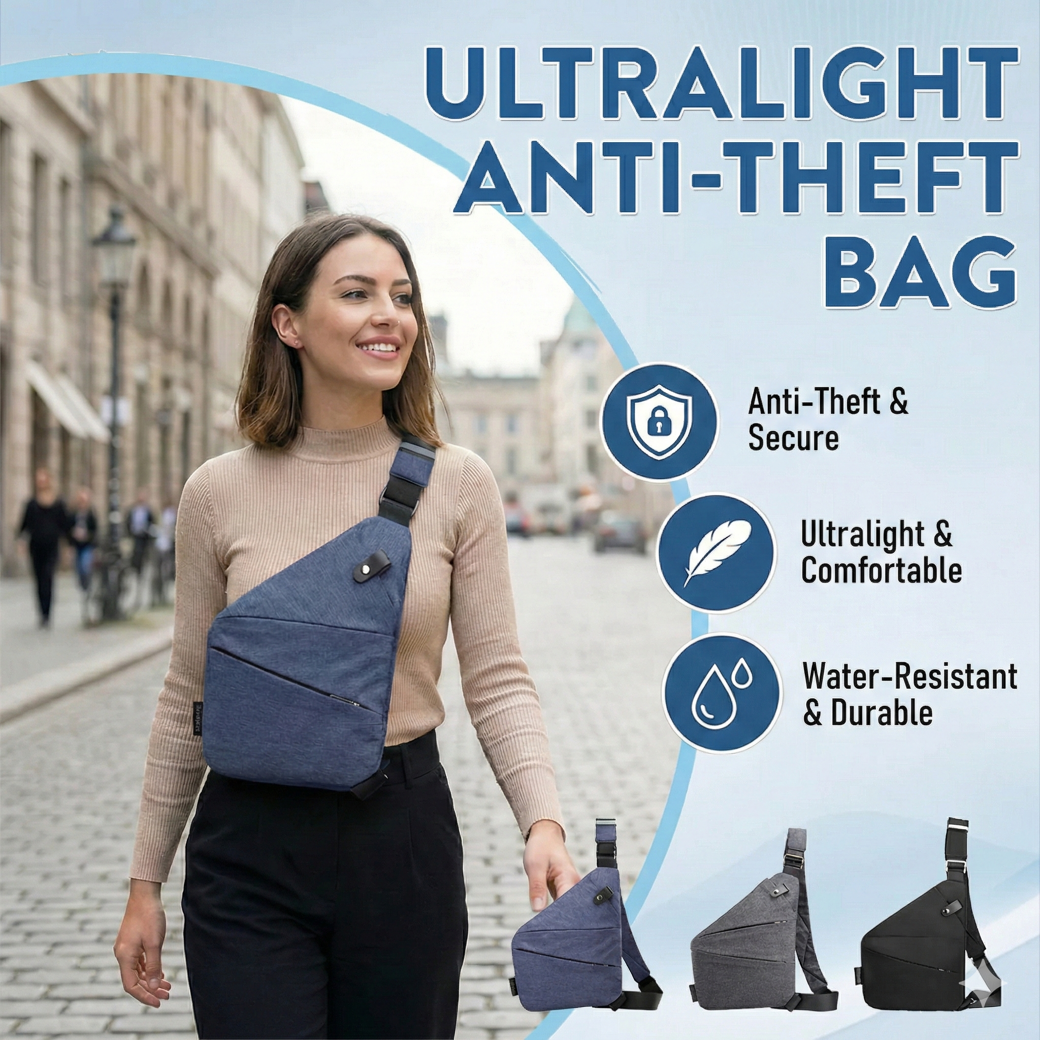 Urban Shield: Anti-Theft Sling Bag