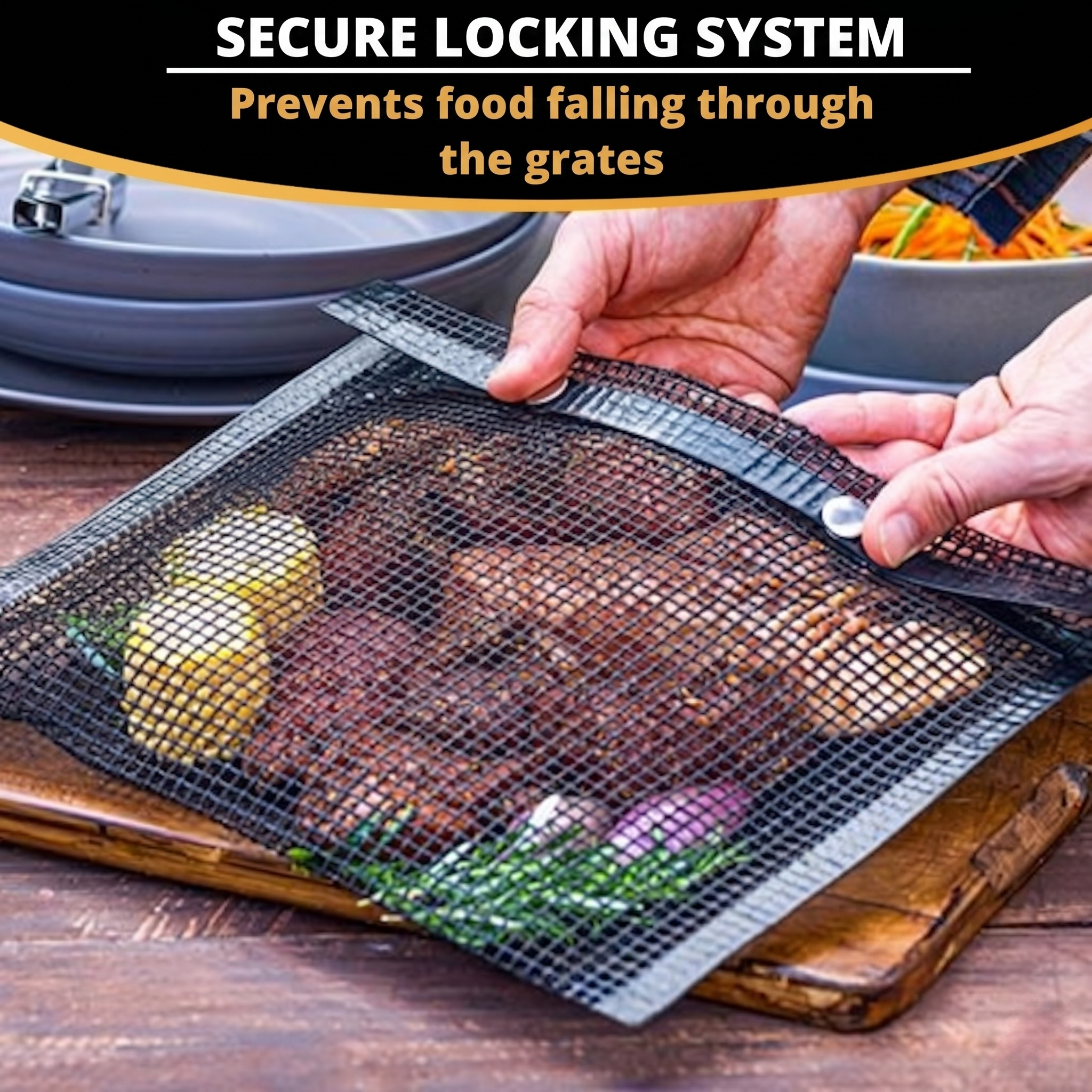 Non-Stick Grill Bags — Zero Mess, Perfect BBQ Every Time