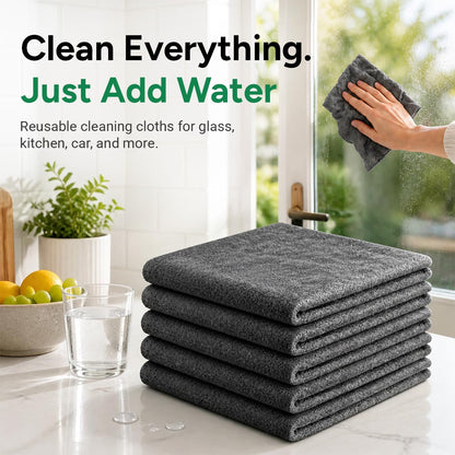 Magic Cleaning Cloths – Streak-Free Shine With Just Water