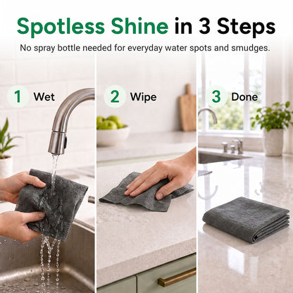 Magic Cleaning Cloths – Streak-Free Shine With Just Water