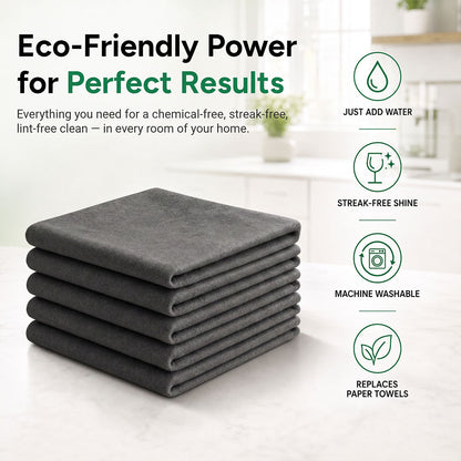 Magic Cleaning Cloths – Streak-Free Shine With Just Water