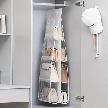 8-Pocket Foldable Handbag Organizer