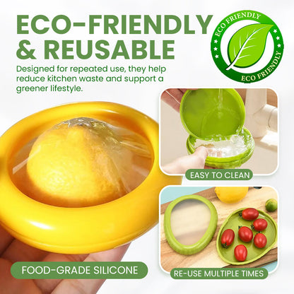 Silicone Stretch Pods – Eco-Friendly Food Savers