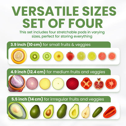 Silicone Stretch Pods – Eco-Friendly Food Savers
