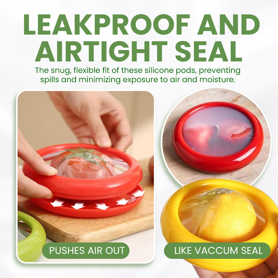 Silicone Stretch Pods – Eco-Friendly Food Savers