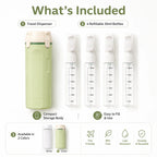 PourPod 4-in-1 Dispensing Travel Bottle