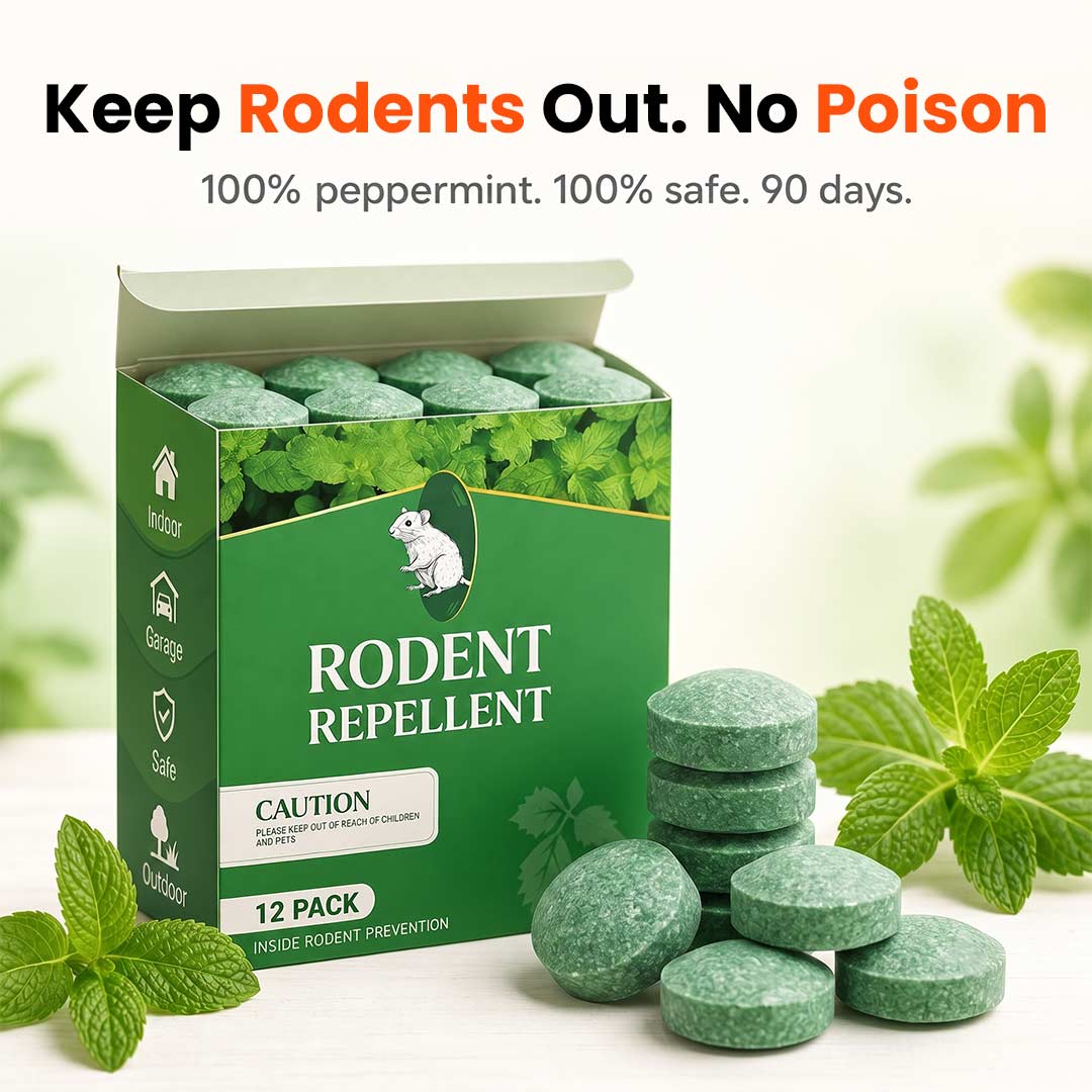 Drive Rats & Mice Out — Without Poison, Traps or Dead Rodents