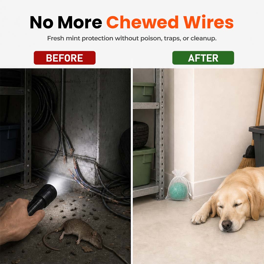 Drive Rats & Mice Out — Without Poison, Traps or Dead Rodents