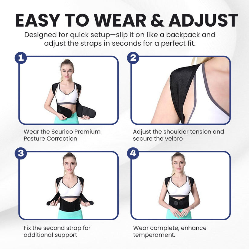 How to wear Seurico Posture Corrector