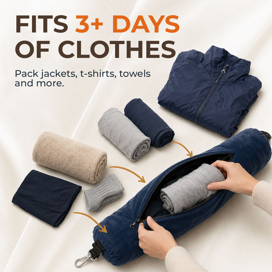 PackMore Stuffable Travel Pillow