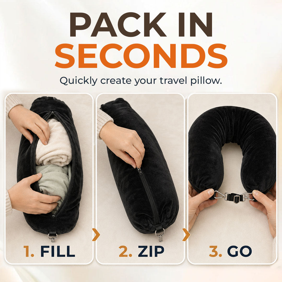 PackMore Stuffable Travel Pillow