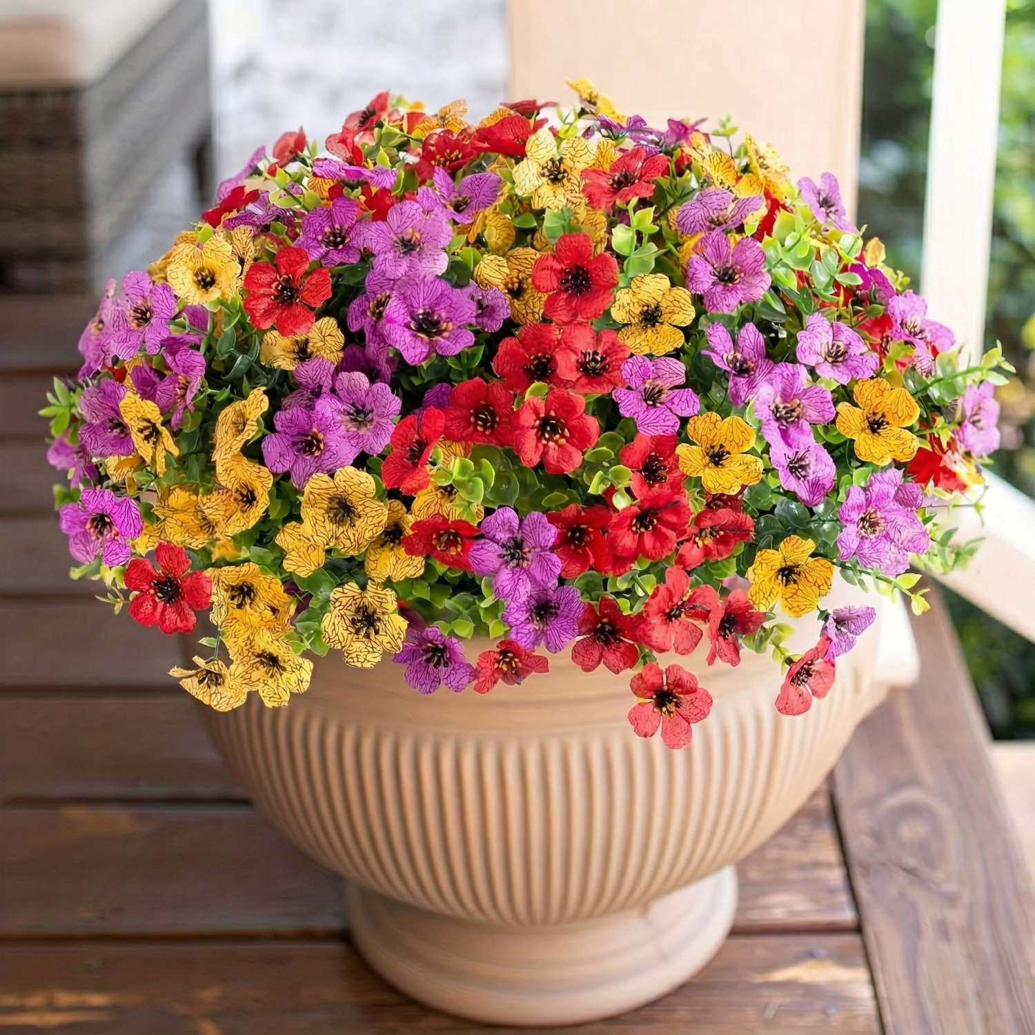UV Resistant Colorful Artificial Flower