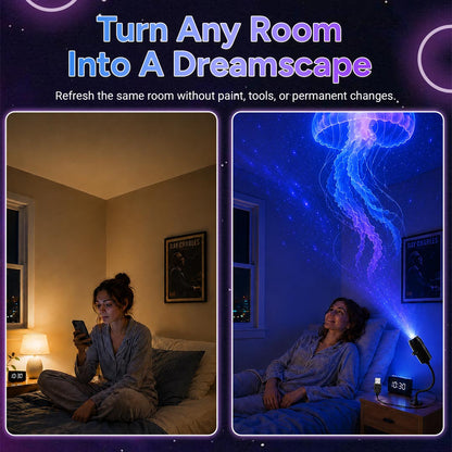 🌌 USB Planet Night Light Projector – Bring the Night Sky Home With Switchable Scenes