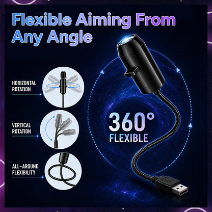 🌌 USB Planet Night Light Projector – Bring the Night Sky Home With Switchable Scenes