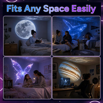 🌌 USB Planet Night Light Projector – Bring the Night Sky Home With Switchable Scenes