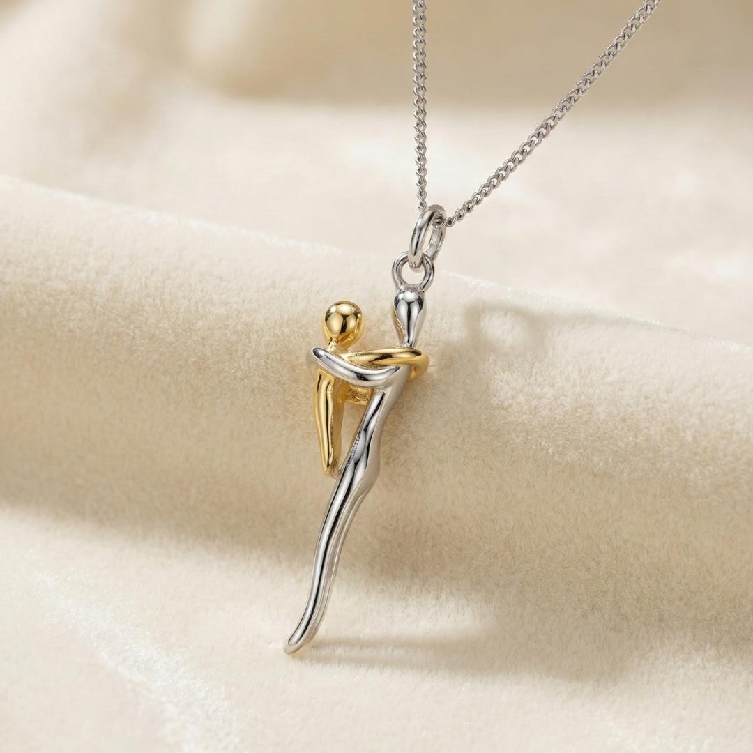 Mother & Child Hug Pendant