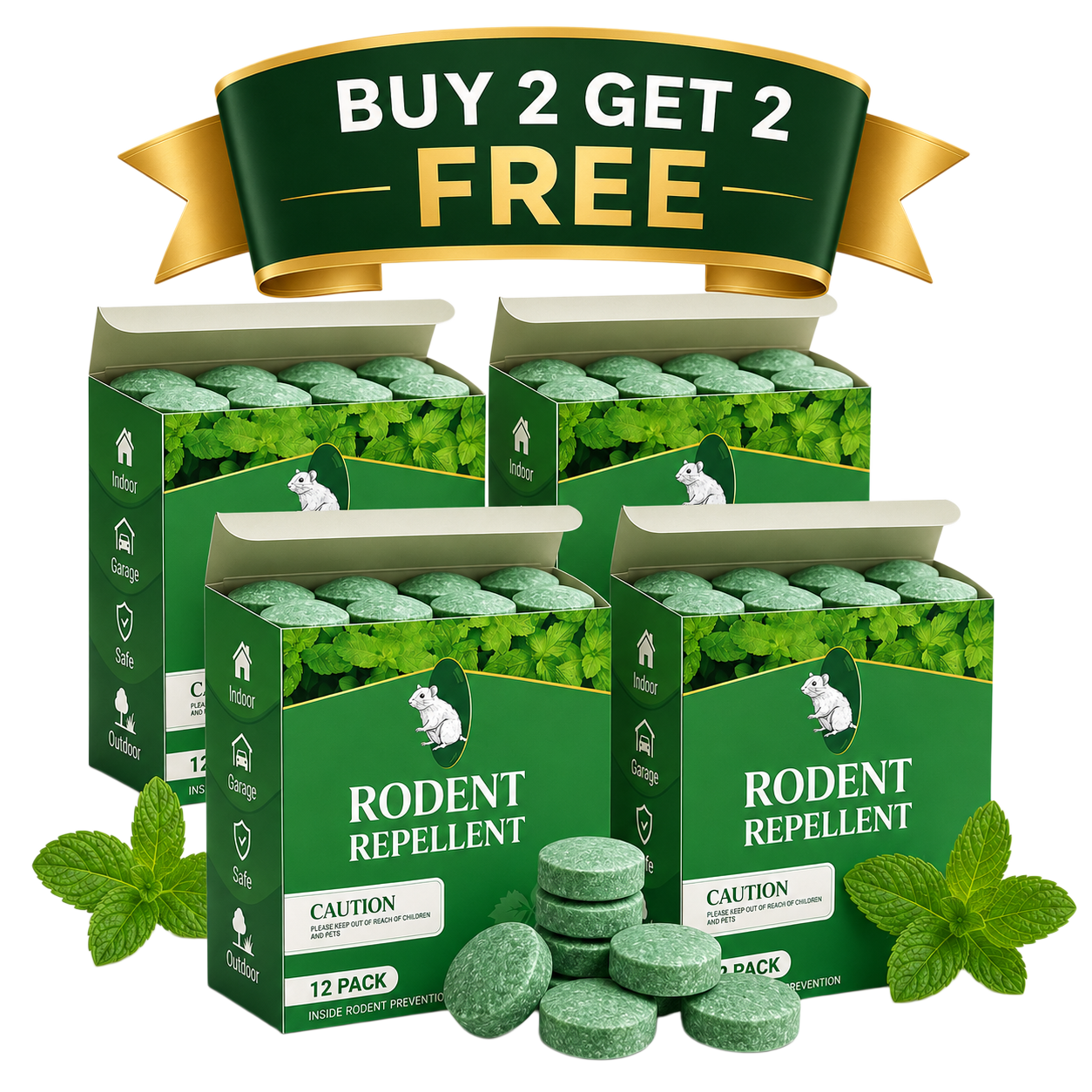 Drive Rats & Mice Out — Without Poison, Traps or Dead Rodents