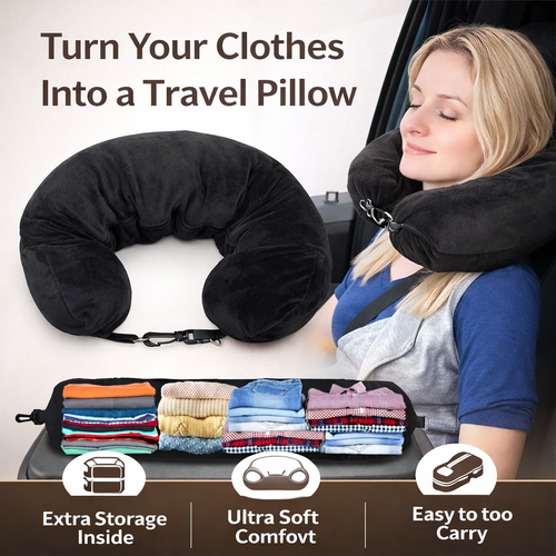 Stuffable Travel Neck Pillow
