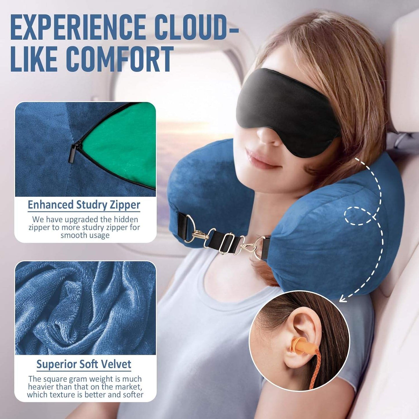 Stuffable Travel Neck Pillow