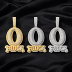 Urban Street O-Block Pendant - Iced Out Zircon Hip-Hop Necklace